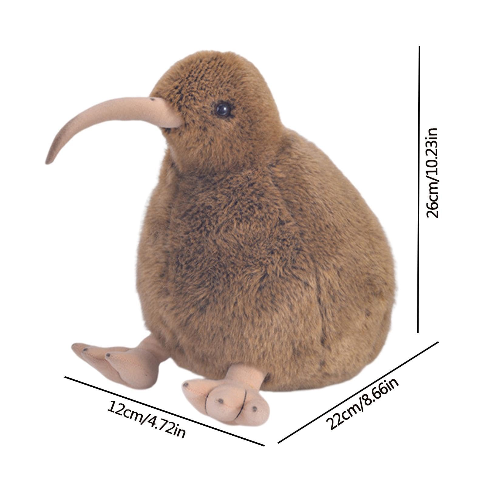 Amazon.co.jp: キウイの鳥のぬいぐるみ - 動物の毛皮のようなキウイの