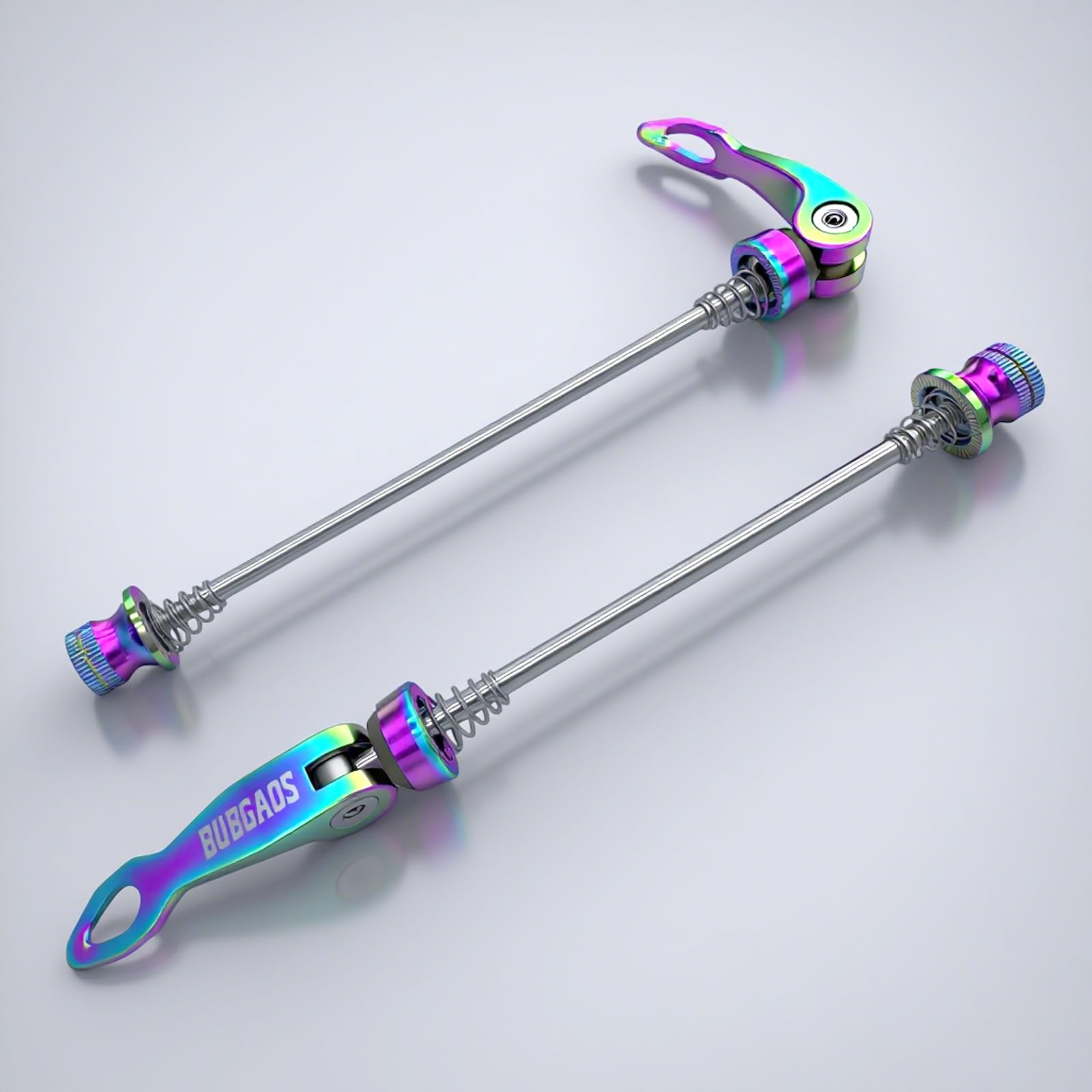 Bike Quick Release Skewer Front & Rear Wheel Axle for Mountain Bike/Road Bike/Bicycle/MTB Wheel Hub，Colorful a Pair
