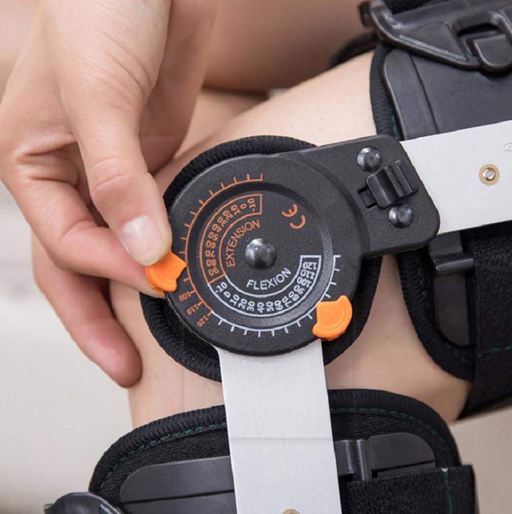 Ginocchiera Incernierata, Immobilizzatore del Ginocchio per Acl, MCL E Pcl, Riabilitazione Ortopedica, Supporto Stabilizzante per Recupero Post Operatorio per Uomini E Donne