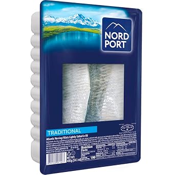 Nord Port Traditional Salted Herring Fillet 400g/ 14.1oz