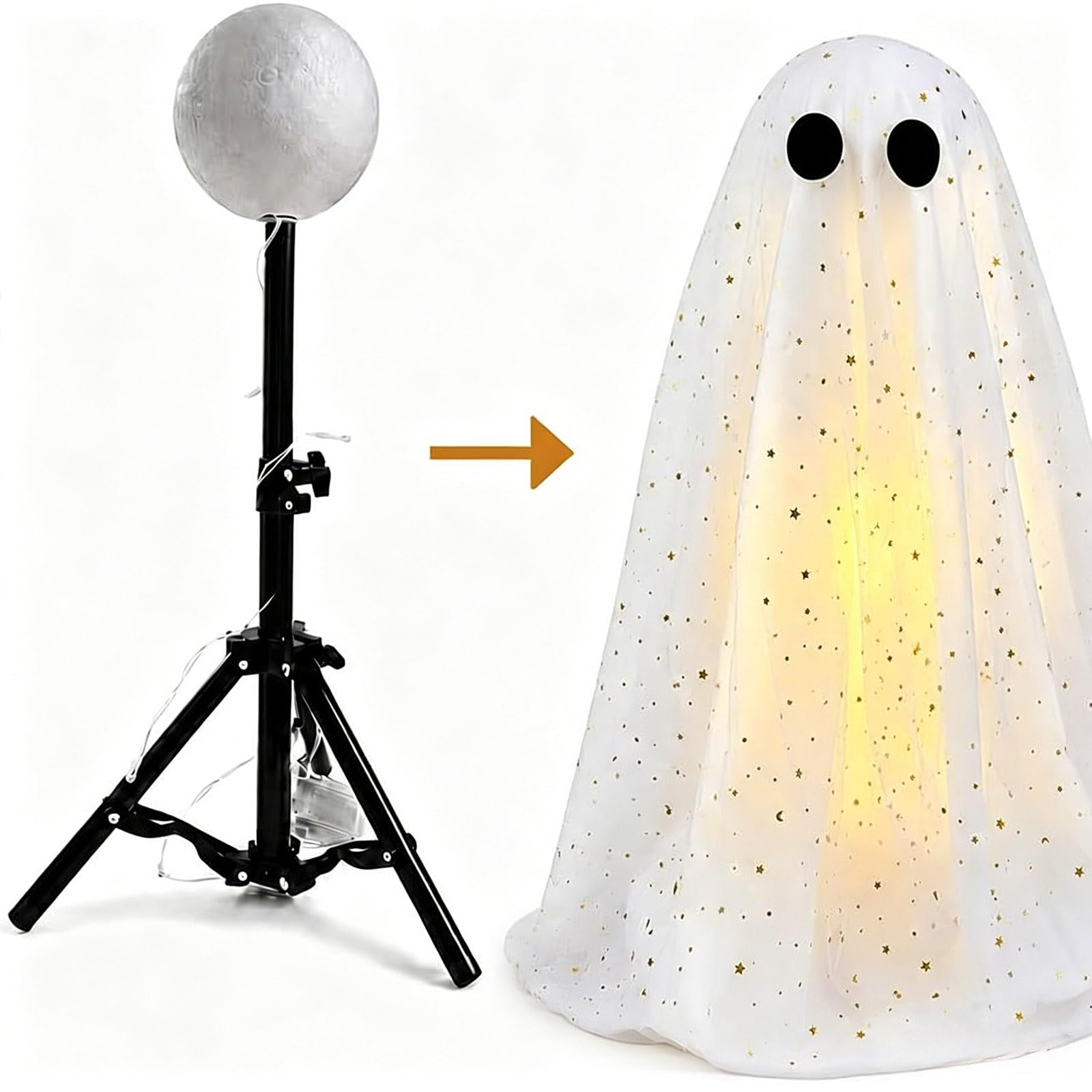 Set di bacchette di Halloween Decorazione da tavolo estetica in peluche ricamato Accessori per feste e fotografia Articolo per la casa e le vacanze Tavolo Unghie (One Size)