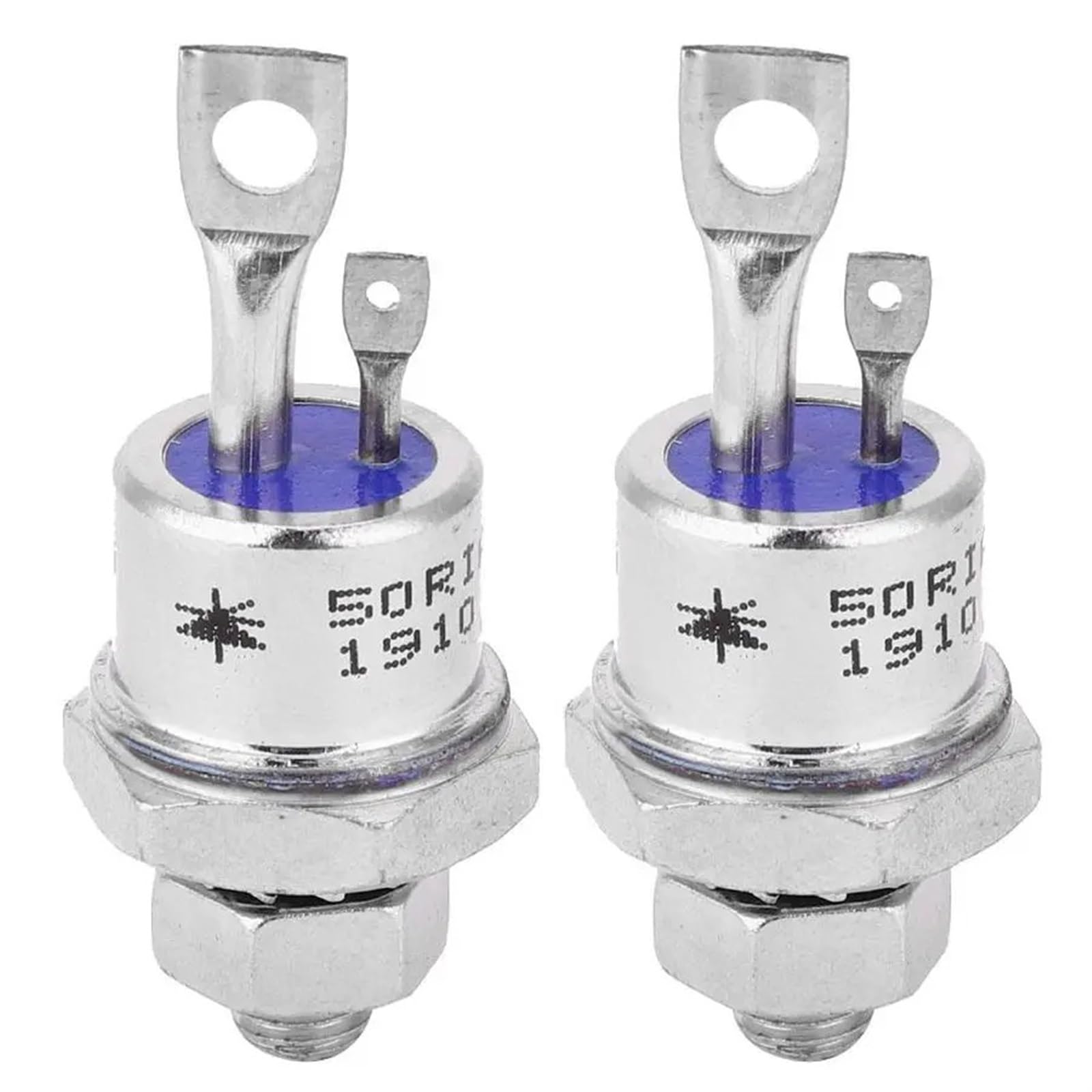 KSZHZYMGX 2 PCS Thyristor Screw Thyristor 50RIA120 SCR for Motor Control Spiral Thyristor Rectifier