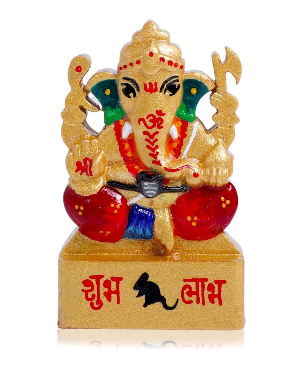 Buy Happy strings Lord Ganesha Colourful Idols Decorated for Home Decor