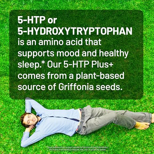 NatureWise 5-HTP 200mg Supplement from Griffonia Seeds with Cofactor Vitamin B6 - Mood Support and Natural Sleep Aid for Adults - Delayed-Release, Vegan - 60 Count[2-Month Supply] - image 7