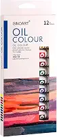 TINTA OLEO SINOART 12 CORES 12ML SFP007