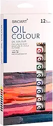 TINTA OLEO SINOART 12 CORES 12ML SFP007