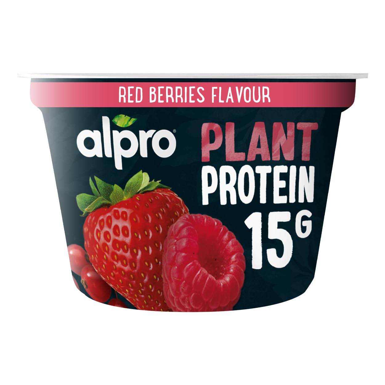 Alpro 15g Red Berry High Protein Soya Yoghurt Alternative