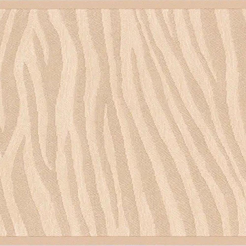 Papier peint bordure animaux zèbre pour salon chaleureux et chambre cottage