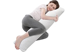 Bioeartha Weighted Body Pillow: Enhanced Sleep with Breathable Comfort & Flexible Support