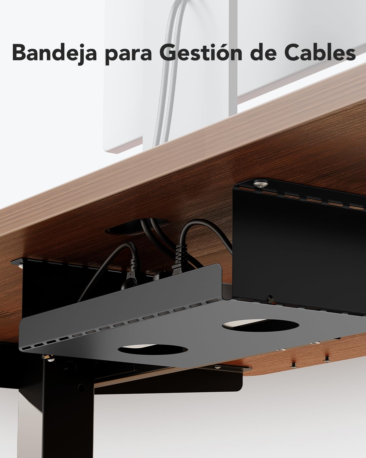 HUANUO Marco Escritorio Elevable Eléctrico de 2 Motores, Patas Mesa Escritorio con Forma en T de Acero de Grado Automotriz, Carga 120kg, Máx. 228 x 80 cm
