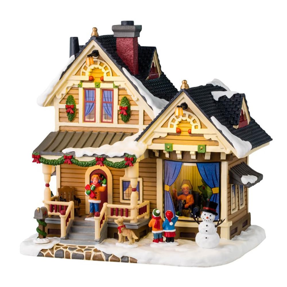 Lemax Christmas Village 64500 - Set di 8 lanterne a gas, funzionamento a batteria, 4,5 V