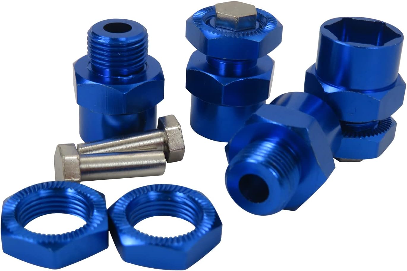 4Pcs 12mm to 17mm Wheel Hex Hub Adapter Conversion Adapters