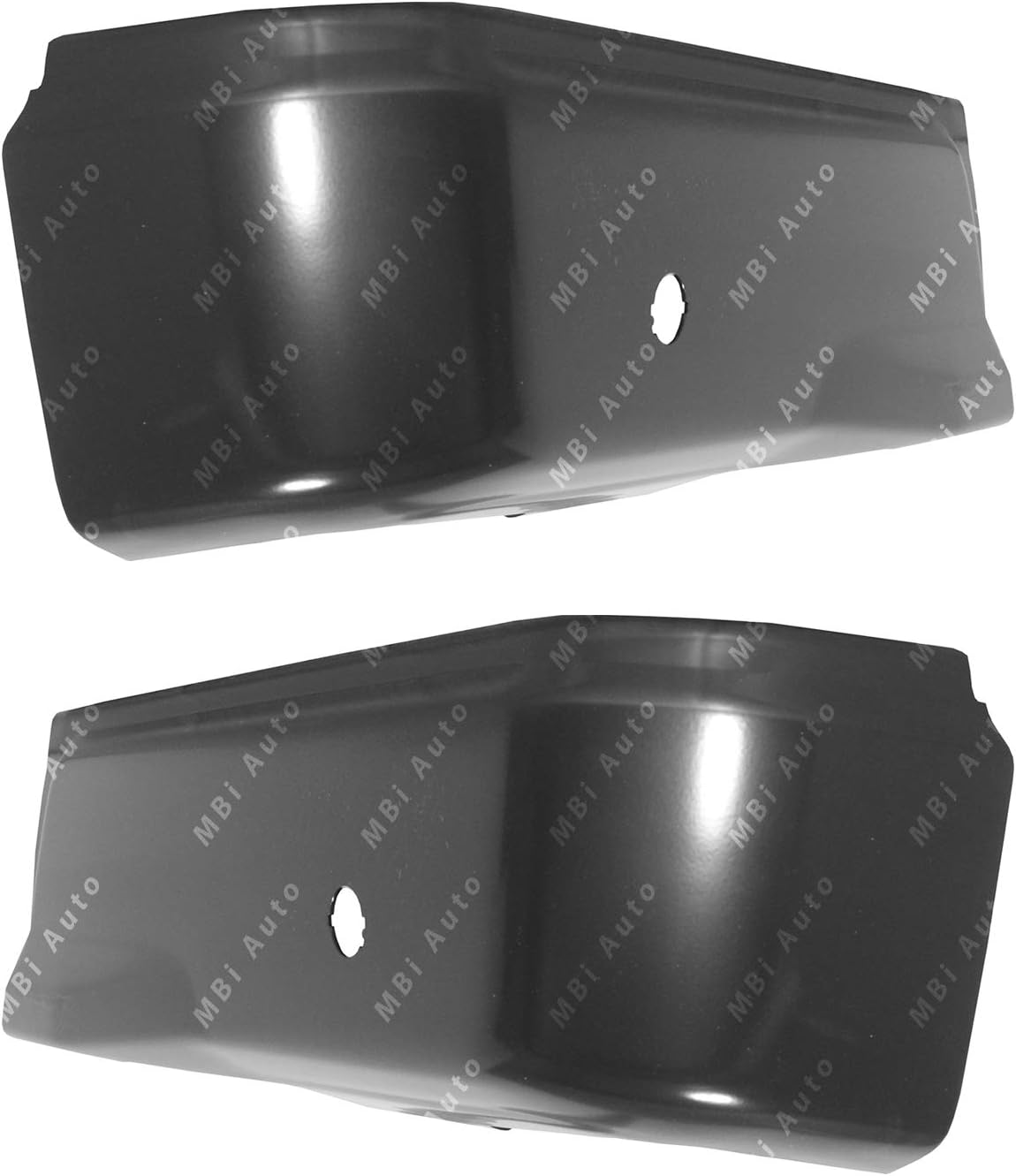 Primered, Rear Bumper Cover Face Bar Ends for 2015-2020 Ford F150 w/Park Assist 15-20, FO1102383