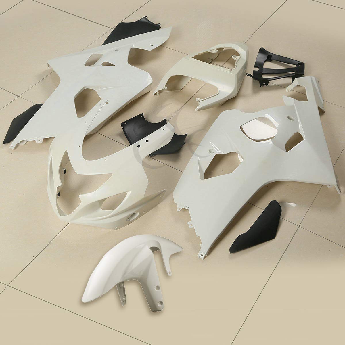 SLMOTO Unpainted INJECTION MOLDED ABS Fairing Bodywork Kit Fit for Suzuki GSXR600 GSXR750 2004-2005 K4