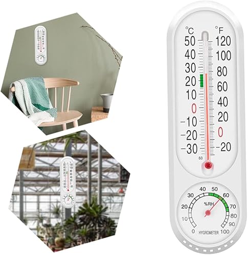 Miniatura 5 de Termómetro de invernadero, termómetro de jardín, higrómetro para plantas de jardín, medidor de temperatura digital, medidor de humedad, para colgar