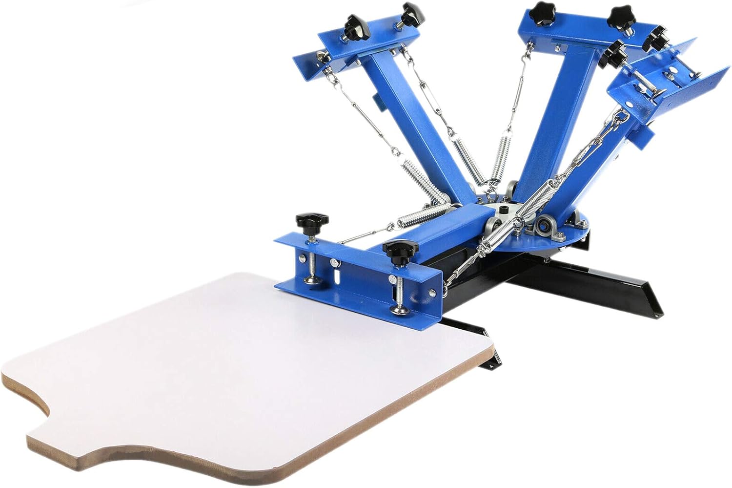 AIVYNA Máquina de serigrafía de 4 Colores y 1 estación de Camisetas, 21,7 X 17,7 Pulgadas para Equipo de Impresora de Prensa de Camisetas, Kit de Bricolaje, para Ropa, Fundas de Almohada, Telas