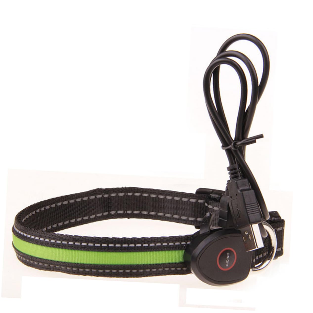 FOMIYES Collar De 3 Piezas Collar Intermitente Para Mascotas Para Perros Que Brilla En La Oscuridad es Para Perros LED Iluminado Circular Que