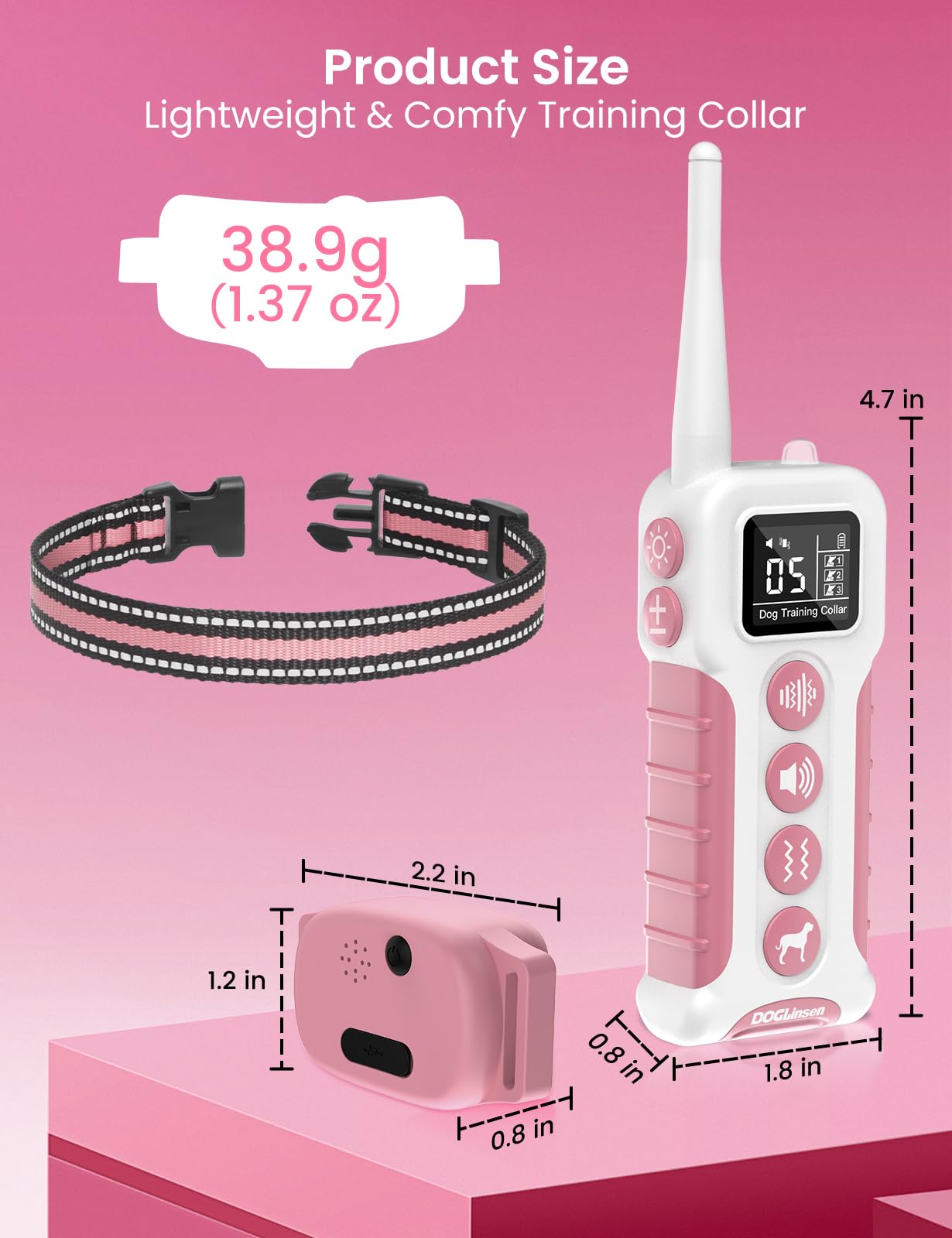 Collar vibrador para perro