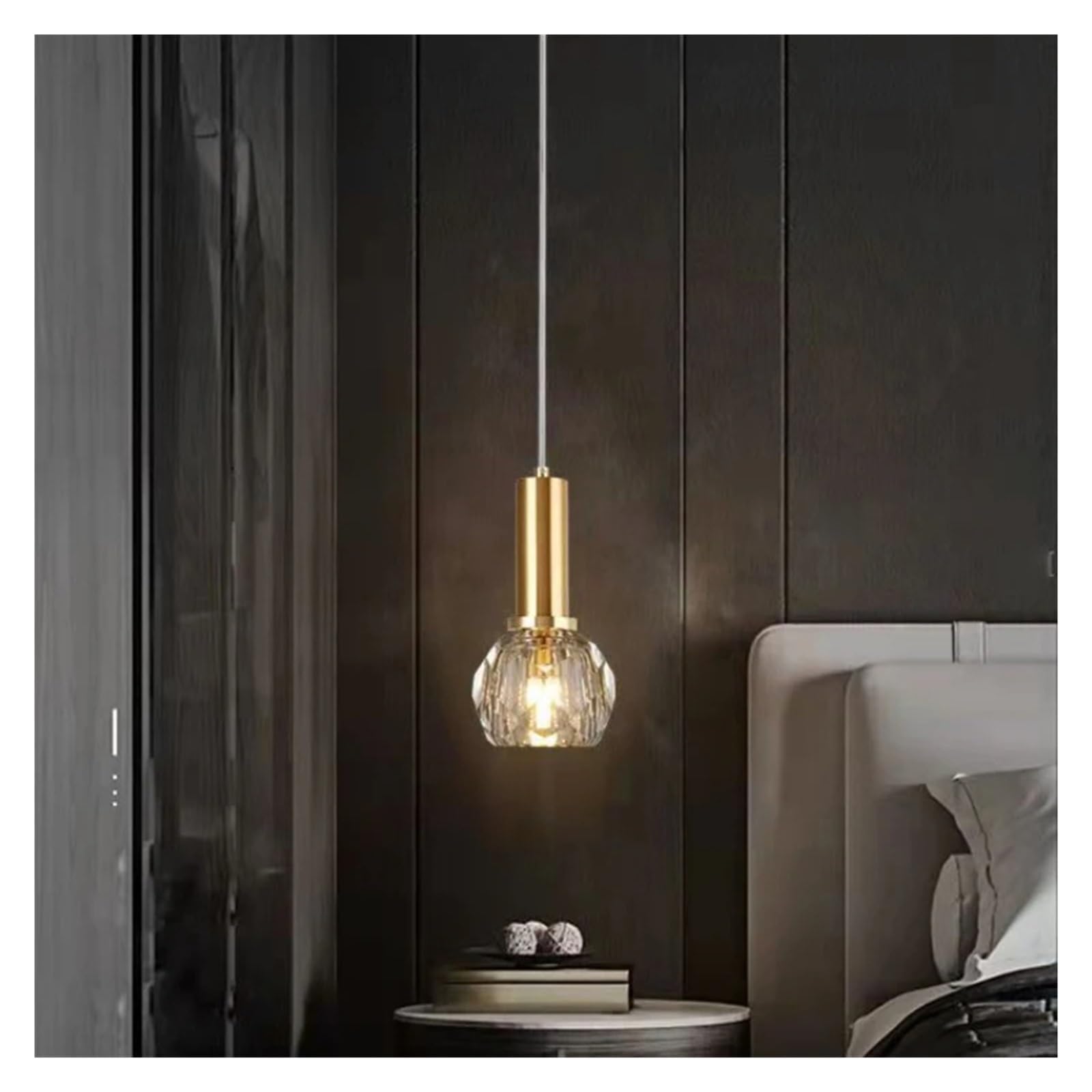 Applique LED G9 cristal moderne nordique pour chambre et salon