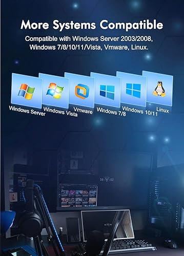 Miniatura 6 de Tarjeta de red SFP PCI-e dual LAN de 10 GB, controlador Intel 82599(X520-DA2), adaptador Ethernet NICGIGA 10Gbps, 2 puertos SFP de 10 Gbe, tarjeta