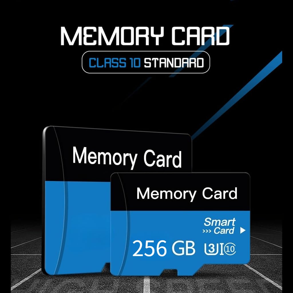 Photo 1 of 2 Pack TF Card 256GB with Adapter, High Speed Memory Card, UHS-I C10 A1 Memory TF Card for Tablet/Mobile Phone/Camera/Car Audio/Game Console (2Pack TF 256GB)