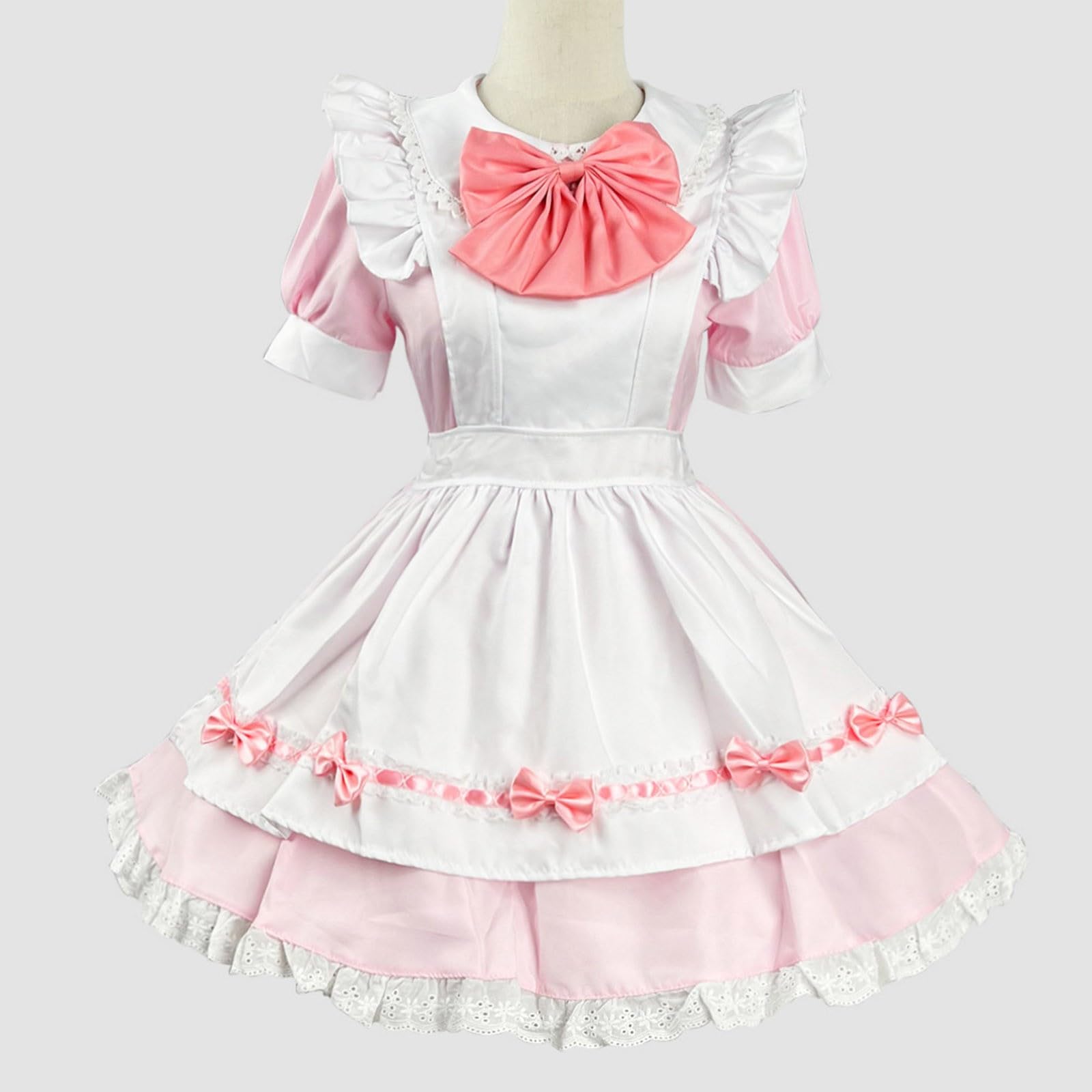 Amazon | コスプレ メイド服 メイド エプロン かわいい