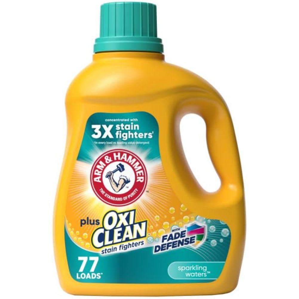 ARM HAMMER Plus OxiClean Fade Defense 77 Loads Liquid Laundry Detergent 100 5 Floz