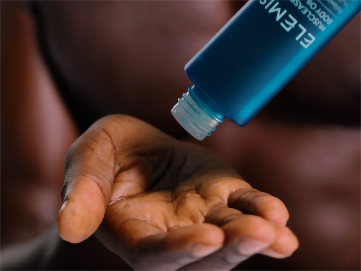 ELEMIS Active Body Concentrate Musclease 100ml, Revitalizing Massage Oil for Tired, Aching Muscles