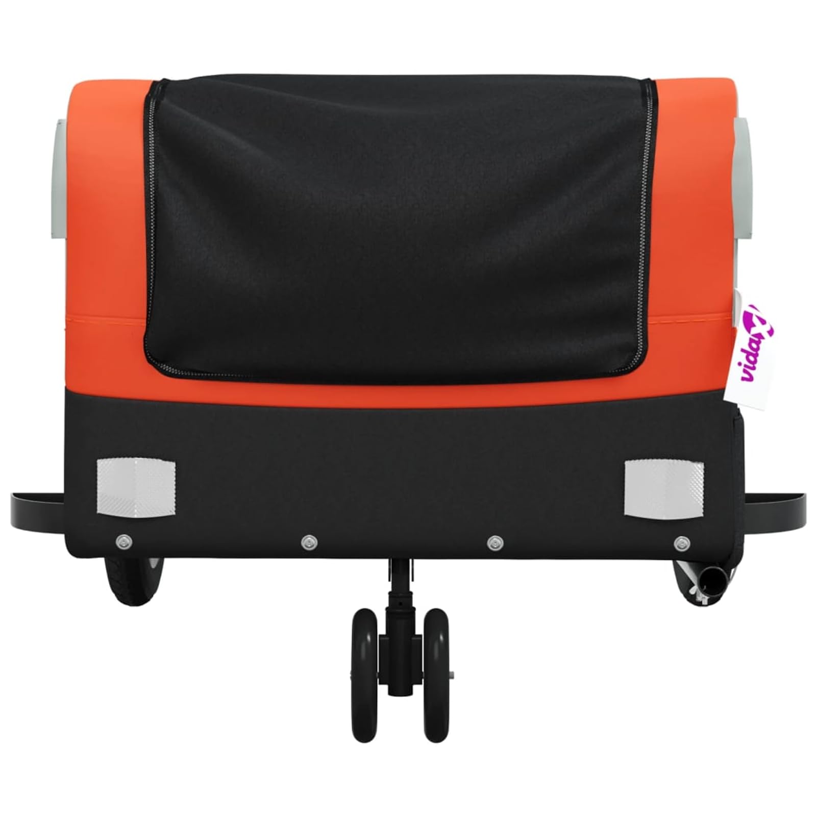 Fahrradanhänger 30kg Eisen Orange | Robustes Eisen, 30kg Zuladung, stabil