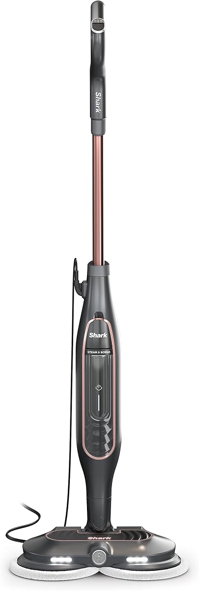 Shark Steam Scrubbing Sanitizing Blaster Mop S7201 Gray/Rose Gold WS1