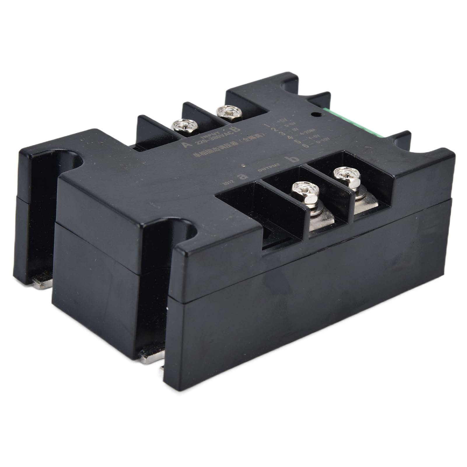 Regulador de Voltaje SCR, Regulador de Voltaje de Estado Sólido con Ajuste Continuo para Equipos Industriales, 220-380 VCA, 1 Unidad (SSR-100WA-H sin radiador)