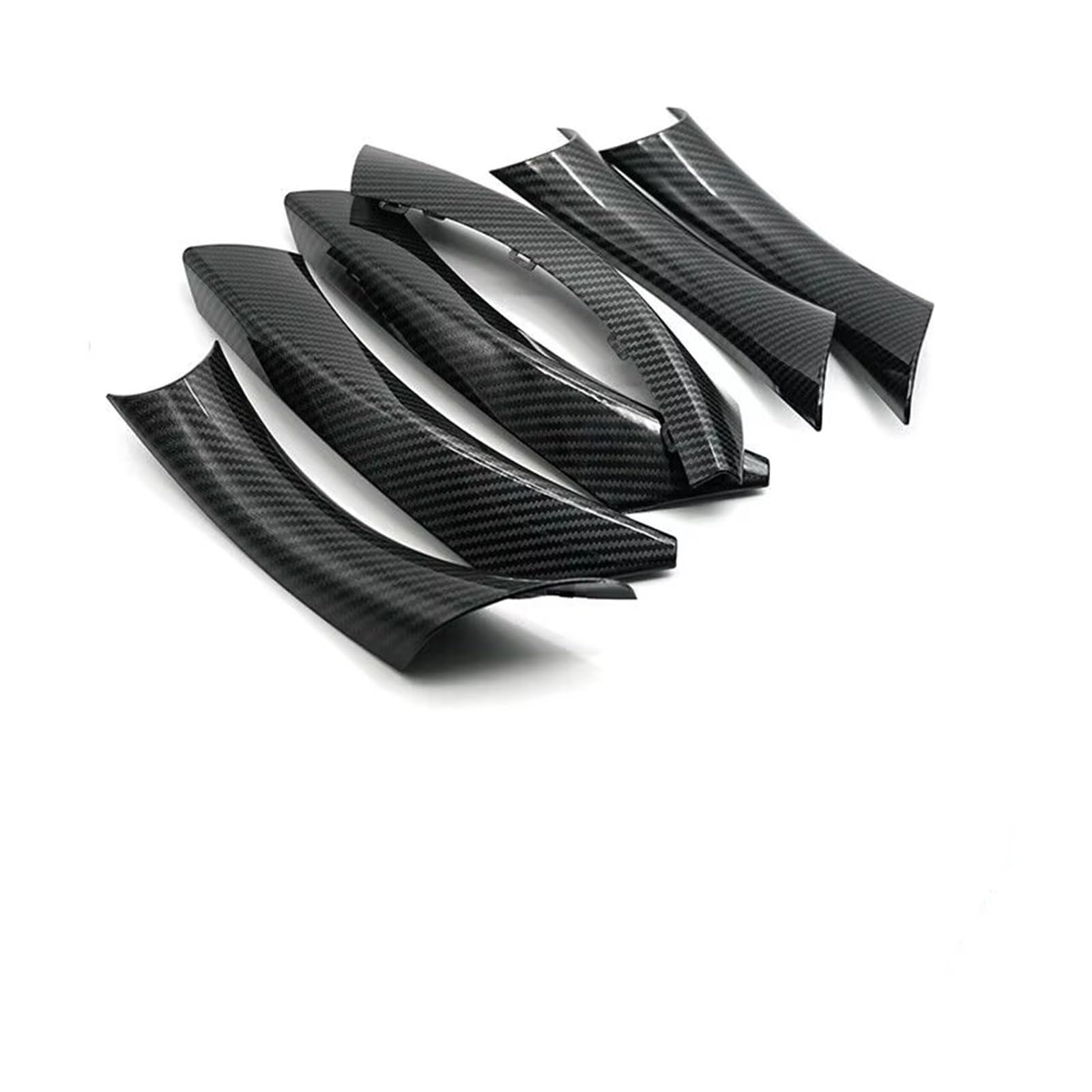 Beizhengbhd Carbon Left Pull Handle Inner Trim For Bmw For 3 Series For E90 For E91 For E92 For E92 For E93 2005-2012 Abs Carbon Fiber Door Handle Trim(Carbon Left)