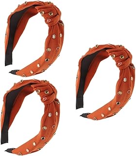 FOMIYES 3pcs fabric knotted headband fashion headbands girls headbands hair decor rhinestone charms hairbands shiny hairbands headdress for girls shiny rhinestone headbands girl headdress