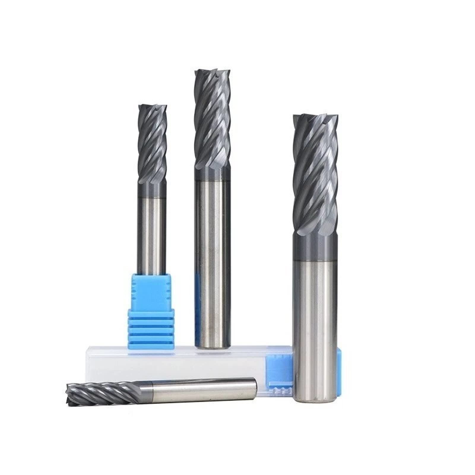 6 flet frez z węglika metalowego TiAIN powlekany frez CNC HRC55 narzędzia do frezowania CNC, 8x35x100x8D