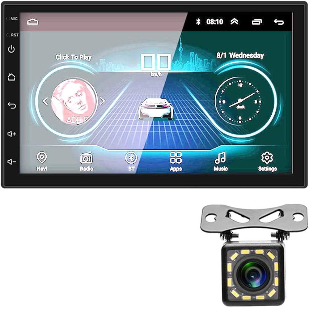 ポスターフレーム MiCarBa 2din カーオーディオ アンドロイド 2G + 16G