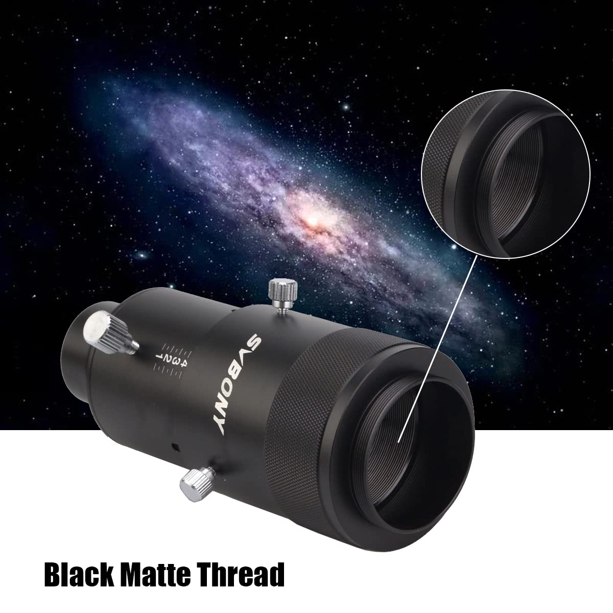 SVBONY Kit adattatore telescopico per fotocamera Canon EOS Rebel SLR DSLR Prime Focus e oculare a proiezione variabile da 1,25 pollici per astrofotografia