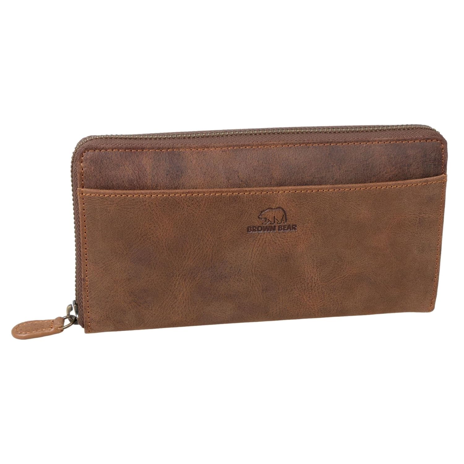 ANI Premium Leather Clutch Wallet for Women | RFID Protected (Brown)-image-45