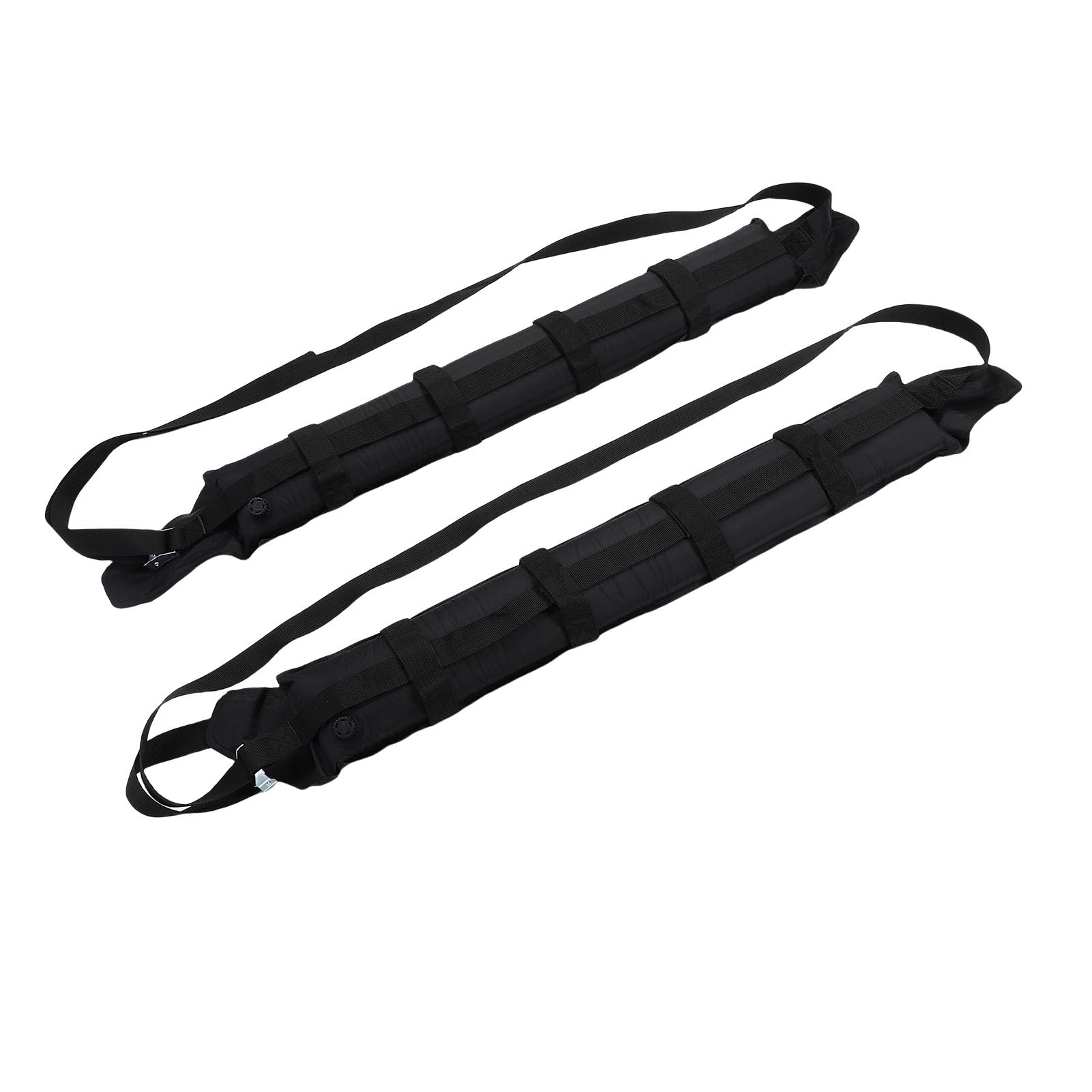 Ausla Dachträgerpolster, Weicher Nylon-Dachträger, 80 Kg Belastbar, mit Verstellbaren Nockenschnallengurten, Schnelle Installation für Surfbretter, Kajaks und Wassersportausrüstung in Autos und SUVs