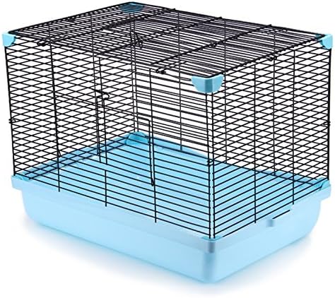 WEIYANG Big Hamster Cage Pet Small Animal Living House for Habitat Dwarf Gerbil Chinchillas Mice (Blue)