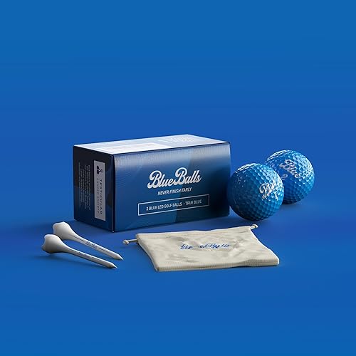 Miniatura 7 de Blue Balls Premium LED Light Up Golf Balls Glow in The Dark Night Golf Funny Gift Bachelor Party Azul 2
