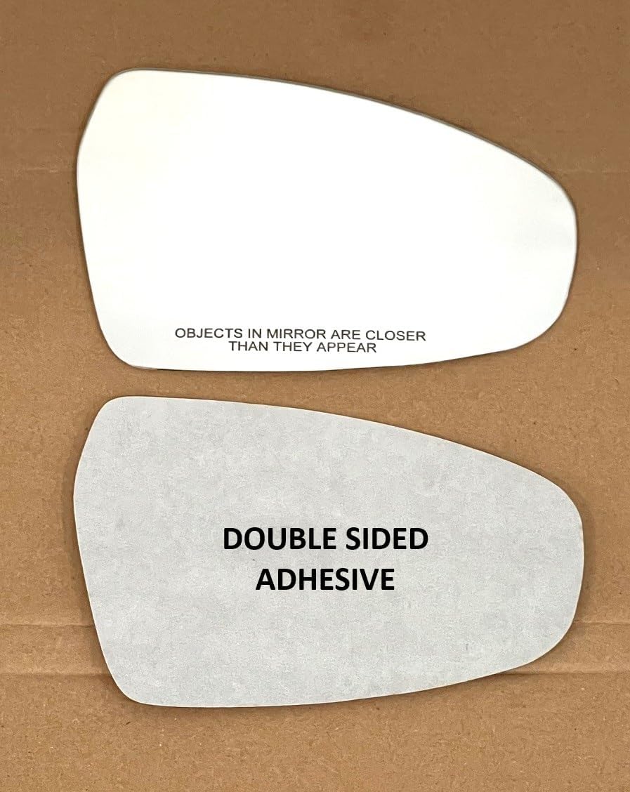 New Replacement Mirror Glass with Full Size Adhesive for 2019-2024 Kia Forte Passenger Side View Right RH