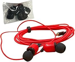 Long Cord Wired Earbuds - 3 Meter In-Ear Headphones | Microphone Headset for Podcast, Live Streaming, Video Calls, Office ...