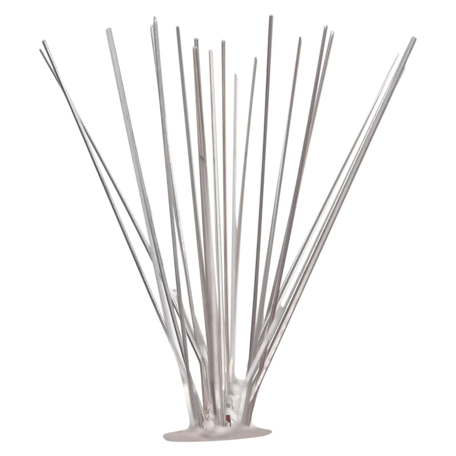 Homgoday Taubenabwehr Spikes Set Edelstahl 20 m 5-reihig 115 mm Stacheln für Balkon, Dach, Mauer, Garten zur Vogelabwehr 149134