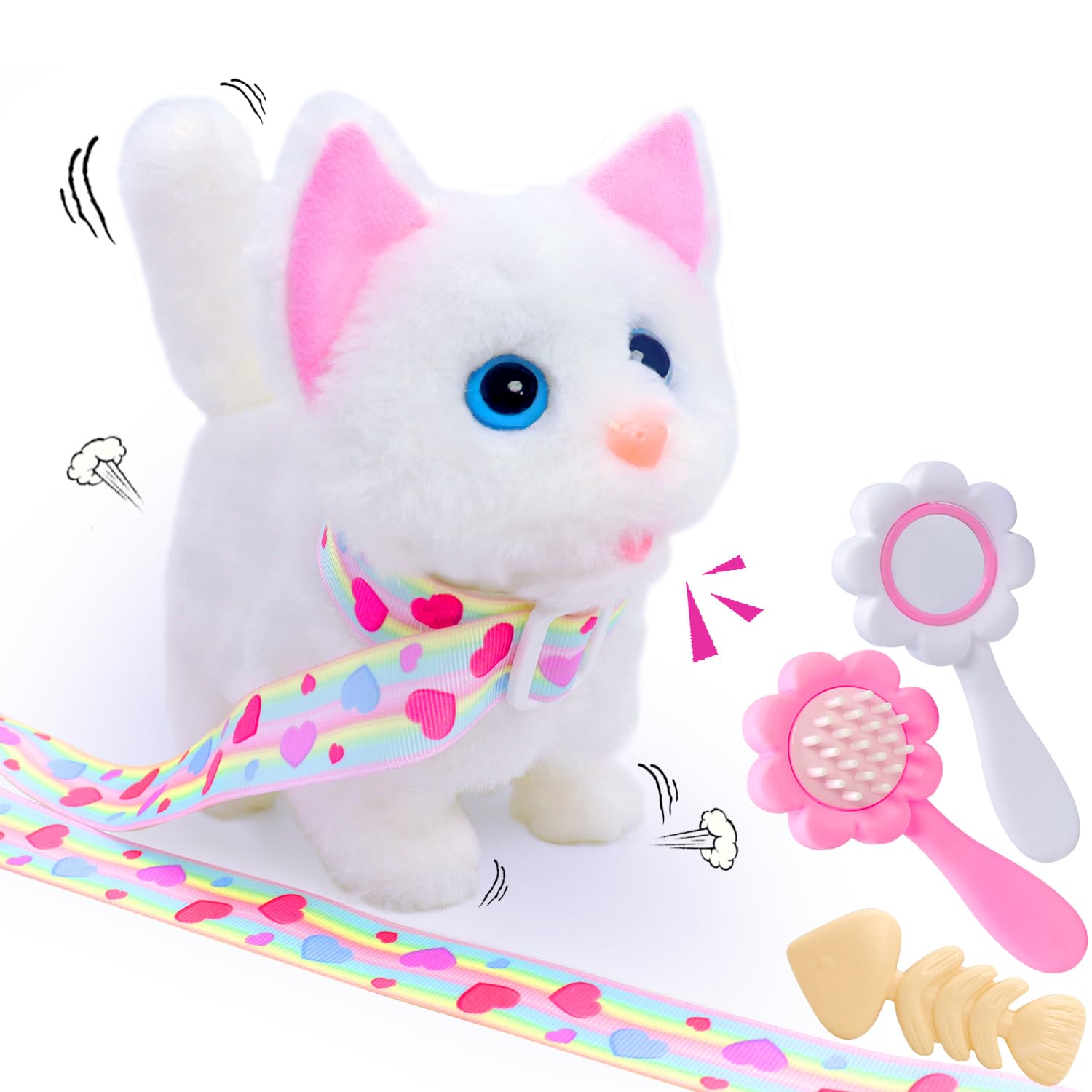 Sigikids シギキッド CAT WALK-PETS Patchwork Cat Plush Toy – sigikid