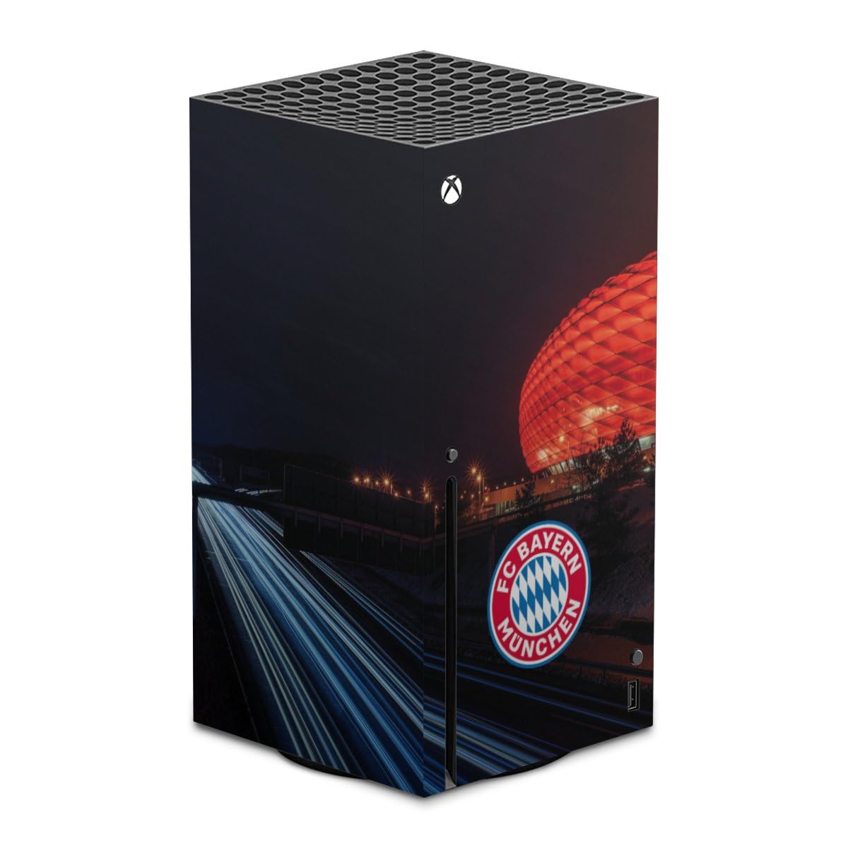 DeinDesign Skin kompatibel mit Microsoft Xbox Series X Folie Sticker FC Bayern München FCB Stadion