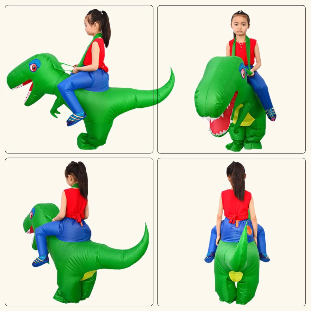 LOLANTA Costume da bambino in costume da dinosauro gonfiabile Stegosaurus spinoso per bambini