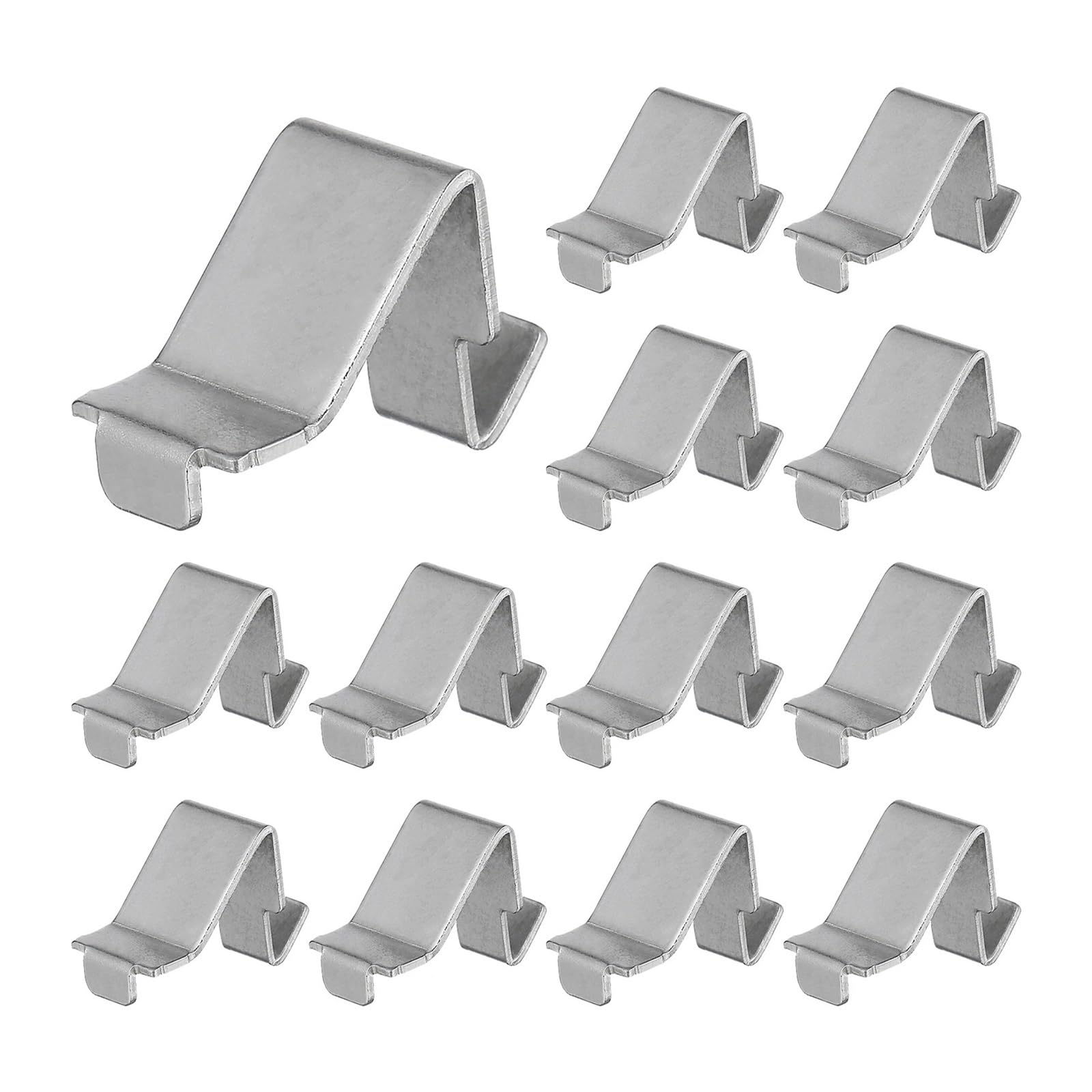 50Pcs Shelf Support Pegs, Snap Iron Cabinet Pins for Shelves, Nickel Plated