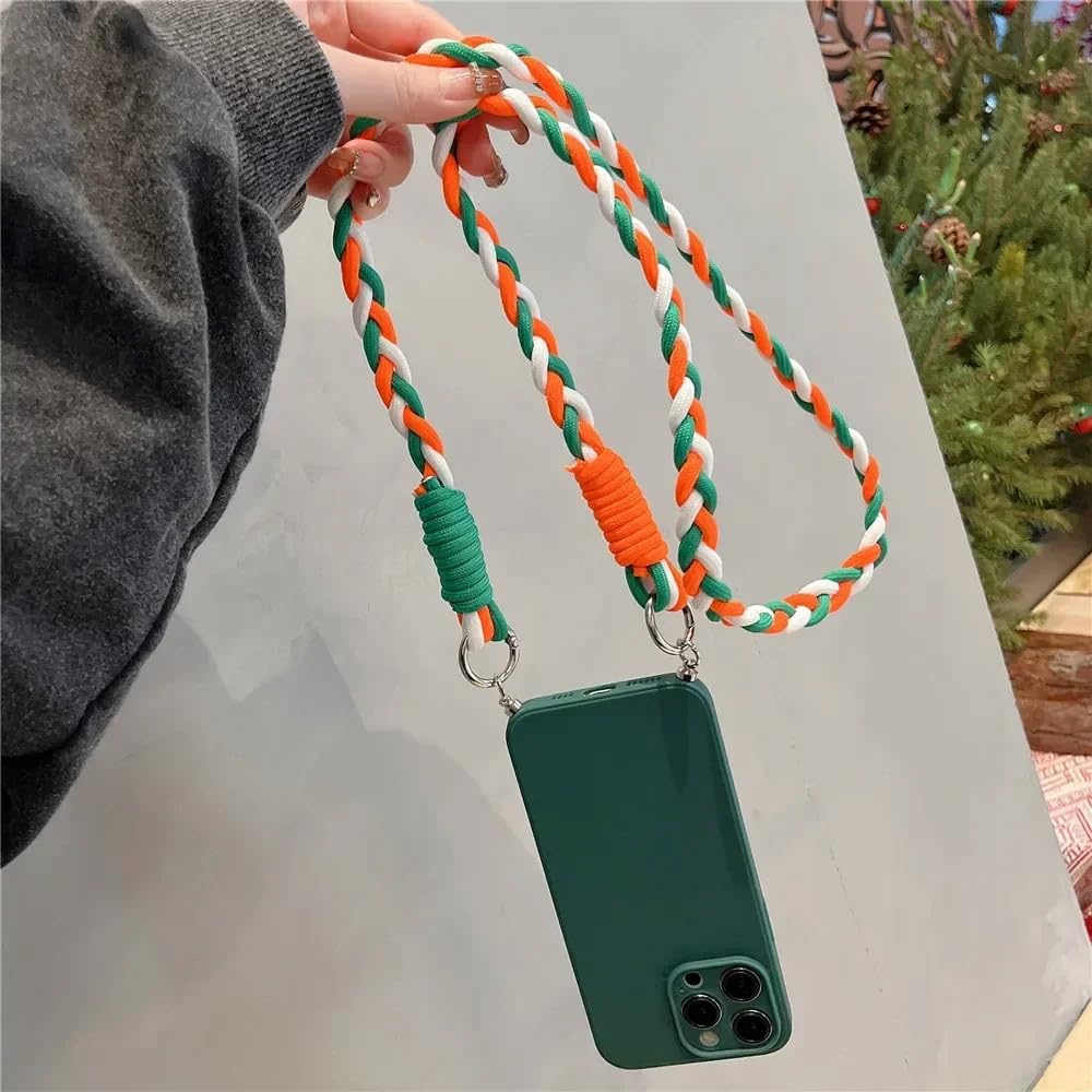 Funda de teléfono Blanda a Prueba de Golpes con cordón y Armadura de Caramelo para iPhone 15, 14, 13, 12, 11 Pro MAX, 7, 8 Plus, Color Negro, para iPhone XR