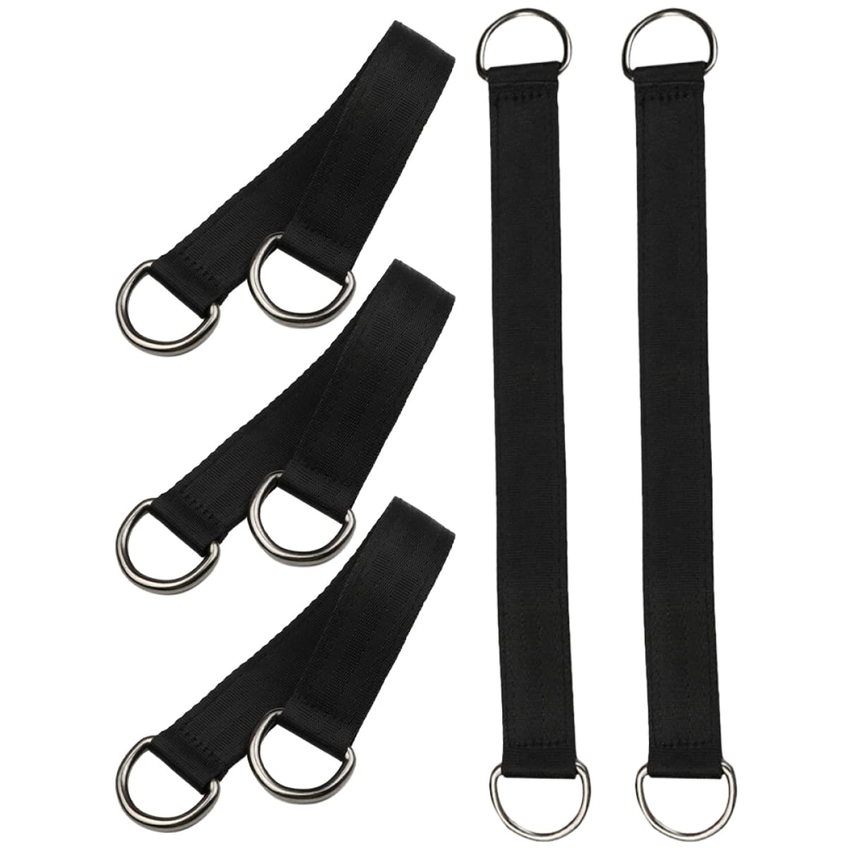 TOYANDONA 5 Sätze Teiliges Schaukel Hängeset Mit Edelstahlringen Strapazierfähige Schaukelgurte Für Outdoor Aktivitäten Zum Ersetzen Von Hängematten Und Schaukelriemen 5 Stück * 5