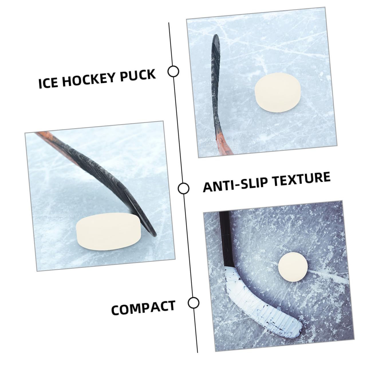 ifundom Eishockey-trainingszubehör Ausbildung Hockey-übungszubehör Hockeytraining Praktisches Eishockey Hockeyzubehör Hockeyball Aus Kunststoff Eishockey-Ball PVC